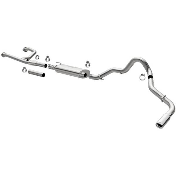 Magnaflow - MagnaFlow 22+ Toyota Tundra Street Series 3in Single Straight Driver Side Rear Cat-Back Exhaust - 19601