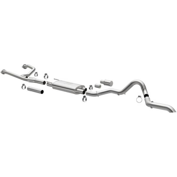 Magnaflow - Magnaflow 22+ Toyota Tundra Overland Series 3in Single Straight Passenger Side Rear Cat-Back Exhaust - 19604