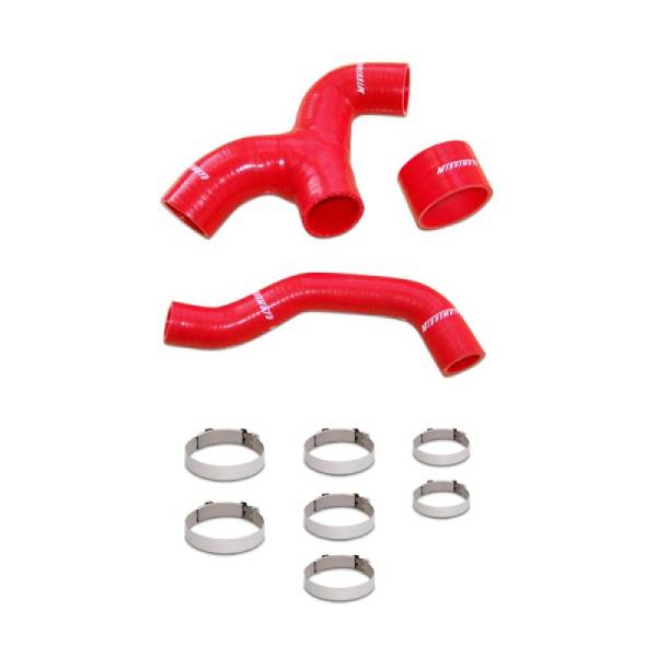 Mishimoto - Mishimoto 02-05 Subaru WRX Red Silicone Intercooler Hoses - MMHOSE-SUB-INTRD