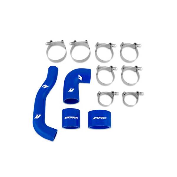 Mishimoto - Mishimoto 04-07 Subaru WRX STI (STI only) JDM Blue Silicone Intercooler Hoses - MMHOSE-SUBJ-INT4BL