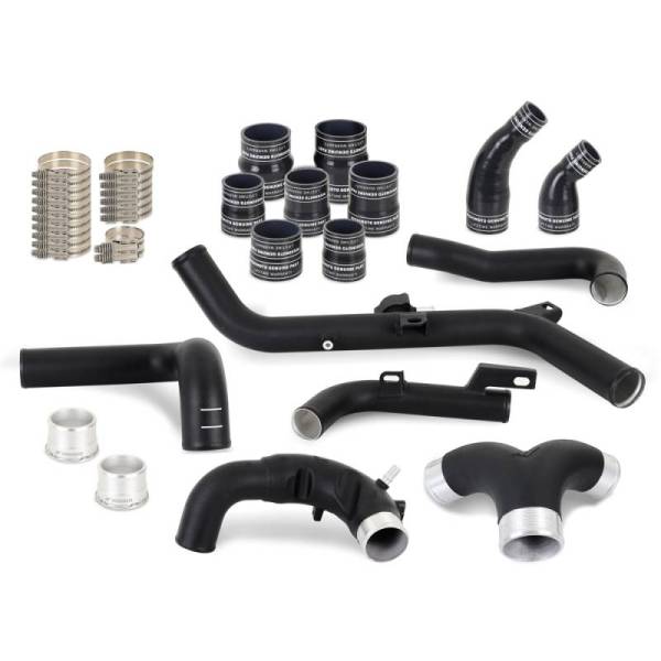 Mishimoto - Mishimoto 21+ Bronco 2.7L Intercooler Pipe Kit Micro Wrinkle Black - MMICP-BR27-21MWBK