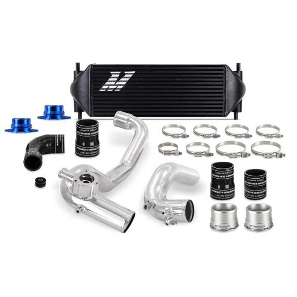 Mishimoto - Mishimoto 21+ 2.3L Bronco Stock Location INT Kit P Pipes BK Core - MMINT-BR23-21KPBK