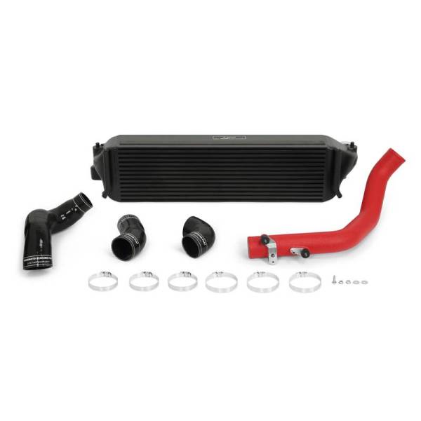 Mishimoto - Mishimoto 2017+ Honda Civic Type R Intercooler Kit - Black Intercooler Red Pipes - MMINT-CTR-17KBKWRD