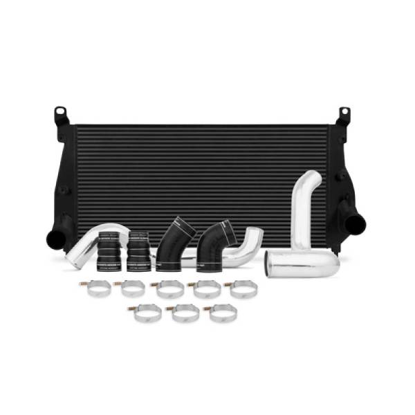 Mishimoto - Mishimoto 02-04.5 Chevrolet 6.6L Duramax Intercooler Kit w/ Pipes (Black) - MMINT-DMAX-02KBK