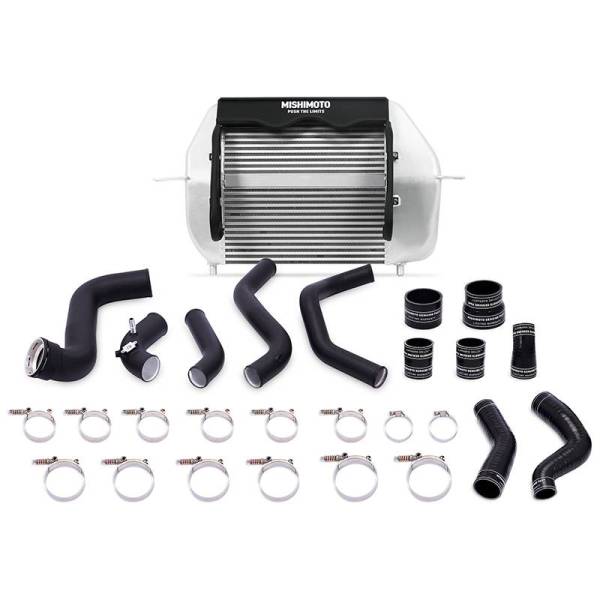 Mishimoto - Mishimoto 2011-2014 Ford F-150 EcoBoost Silver Intercooler w/ Black Pipes - MMINT-F150-11KBSL