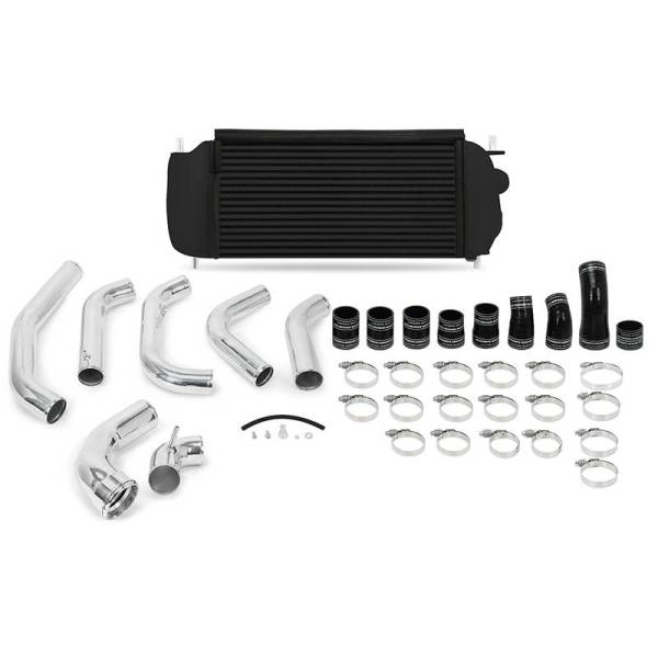 Mishimoto - Mishimoto 15-16 Ford F-150 EcoBoost 3.5L Black Performance Intercooler Kit w/ Polished Pipes - MMINT-F35T-15KPBK