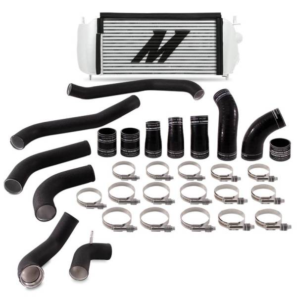 Mishimoto - Mishimoto 2017+ Ford F150 3.5L EcoBoost Performance Intercooler Kit - Silver Cooler Black Pipes - MMINT-F35T-17KBSL