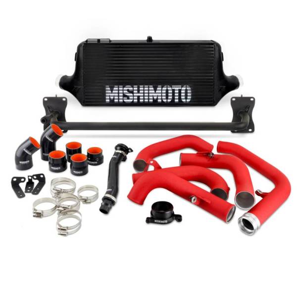 Mishimoto - Mishimoto 2022+ WRX Front Mount Intercooler Kit BK Core WRD Pipes - MMINT-WRX-22BKRD