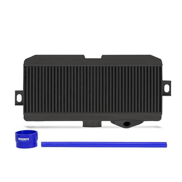 Mishimoto - Mishimoto Subaru 08-15 WRX STi Top-Mount Intercooler Kit - Powder Coated Black & Blue Hoses - MMTMIC-STI-08BKBL