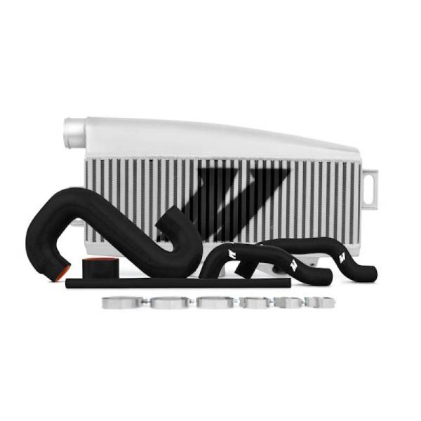 Mishimoto - Mishimoto Subaru 02-07 WRX/04-07 STi Top-Mount Intercooler Kit - Powder Coated Silver & Black Hoses - MMTMIC-WRX-01SLBK