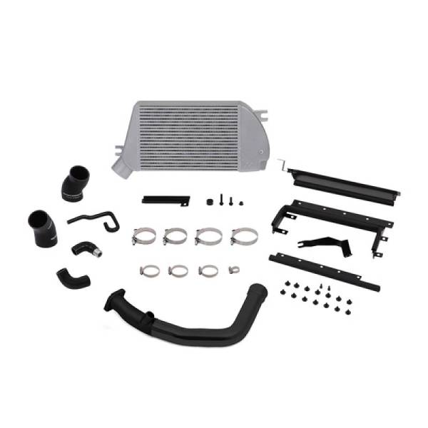 Mishimoto - Mishimoto 2015 Subaru WRX Top-Mount Intercooler Kit - Polished Cooler & Black Pipes - MMTMIC-WRX-15BSL