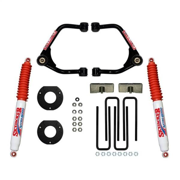 Skyjacker - Skyjacker Suspension 3.5in Lift Kit Rear Nitro 8000 Shocks 19-21 GMC Sierra 1500(Crew Cab Short Bed) - C19350PN