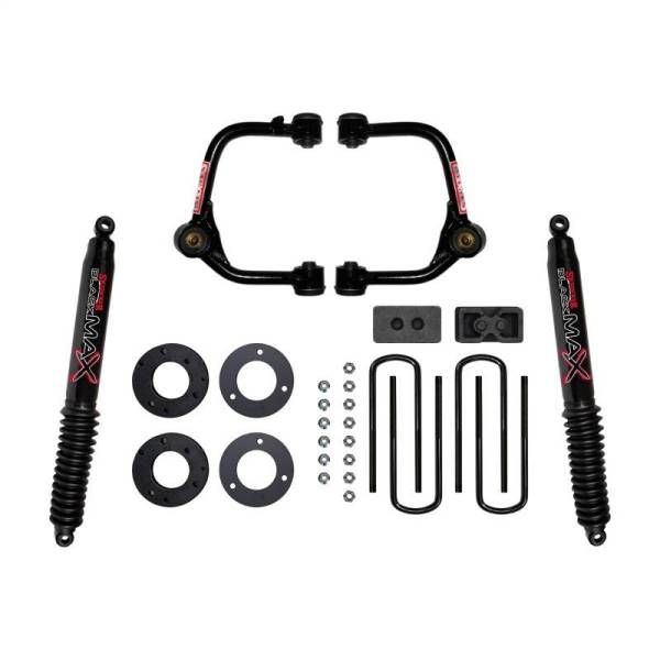 Skyjacker - Skyjacker 2021 Ford F-150 4 Wheel Drive Crew Cab Suspension Lift Kit w/ Shock (Black Max) - F2130PB