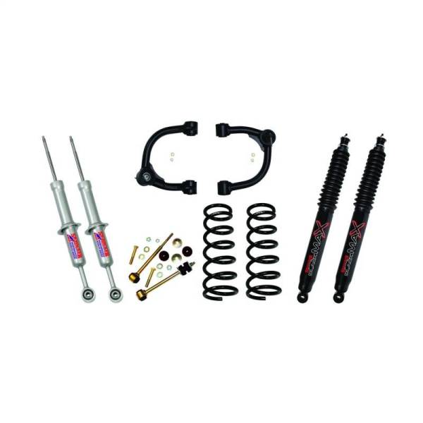 Skyjacker - Skyjacker 3in Upper A-Arm Kit w/ Performance Struts Rear Coils & Black MAX Shocks - FJ730STUB