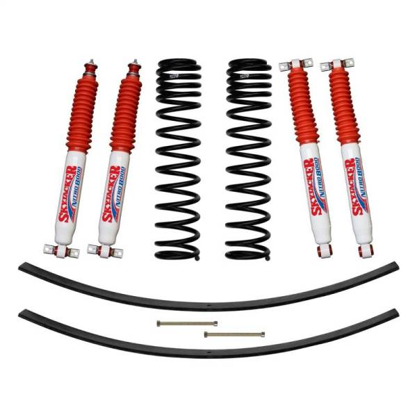 Skyjacker - Skyjacker 84-01 XJ 3in FR D-Rate Long Travel Coil Suspension Kit w/RR Add A Leafs/Nitro 8000 Shocks - JC301BPNLT