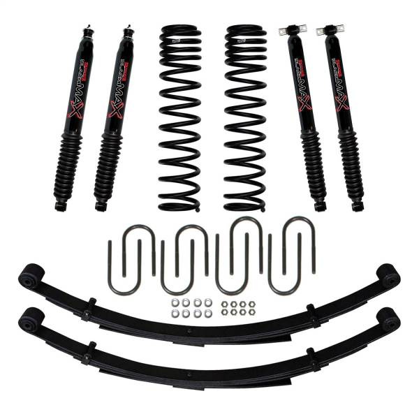 Skyjacker - Skyjacker 1984-2001 Jeep Cherokee (XJ) 3 in. Dual Rate Long Travel Suspension Lift Kit - JC3158KSBLT