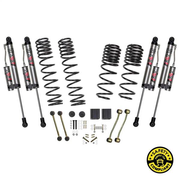 Skyjacker - Skyjacker 2019+ Jeep Wrangler (JL) 2.5in Suspension Lift System w/ Dual Rate Long Travel Coil Spring - JL25BKXLT