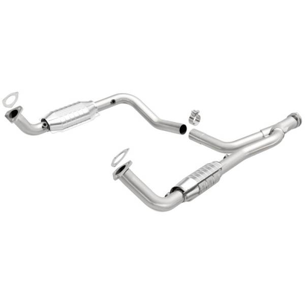 Magnaflow - MagnaFlow Conv DF 95-99 Range Rover 4.0/4.6L GEMS Y-Pipe Assembly *NOT FOR SALE IN CALIFORNIA* - 93694