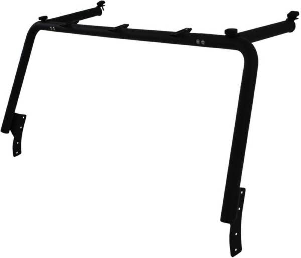 MBRP - MBRP 07-10 Jeep Wrangler JK Front Roof Rack Extension (2 Door) Black Coated - 131040