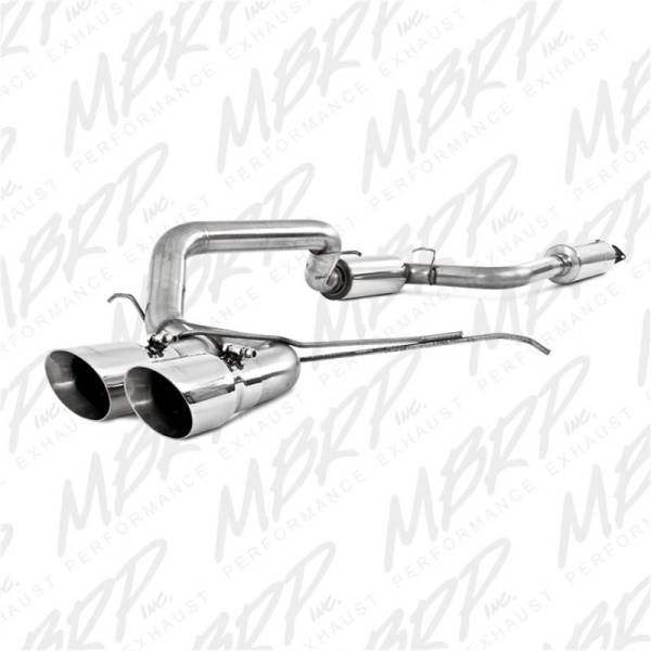 MBRP - MBRP 13-14 Ford Focus ST 2.0L EcoBoost Dual Center Outlet T304 3in Cat Back - S4200304