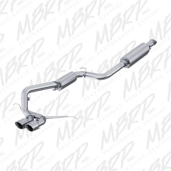 MBRP - MBRP 13-14 Ford Focus ST 2.0L EcoBoost Dual Center Outlet AL 3in Cat Back - S4200AL