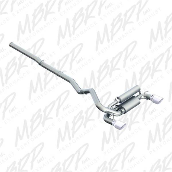 MBRP - MBRP 2016+ Ford Focus RS 3in Aluminized Dual Outlet Cat-Back Exhaust - S4203AL