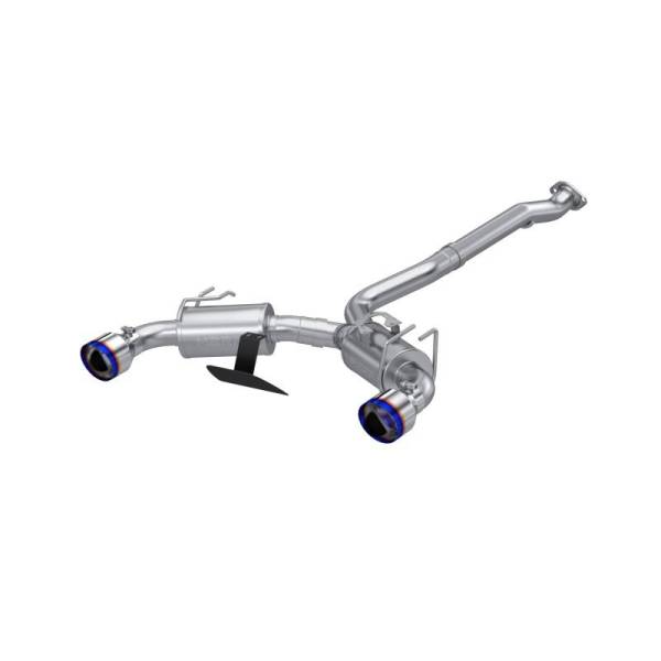 MBRP - MBRP 2023 Toyota Corolla GR 1.6L T304 Stainless Steel 3in Cat-Back Dual Split Rear w/ Burnt End Tips - S43023BE