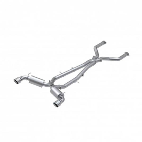 MBRP - MBRP 17-19 Infiniti Q60 3.0L RWD/AWD Cat Back Dual Rear - S4404304