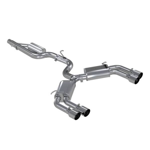 MBRP - MBRP 15-18 Audi S3 304SS 3in Quad Split Rear Exit C/B System - S4601304