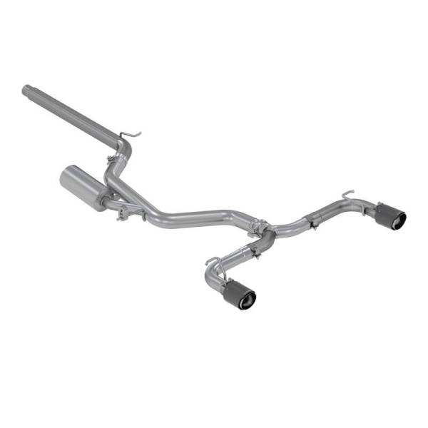 MBRP - MBRP 15-17 VW 2.0L Turbo Golf GTI MK7 3in T304 Cat Back Exhaust w/ Dual Split Rear Exit - S46063CF