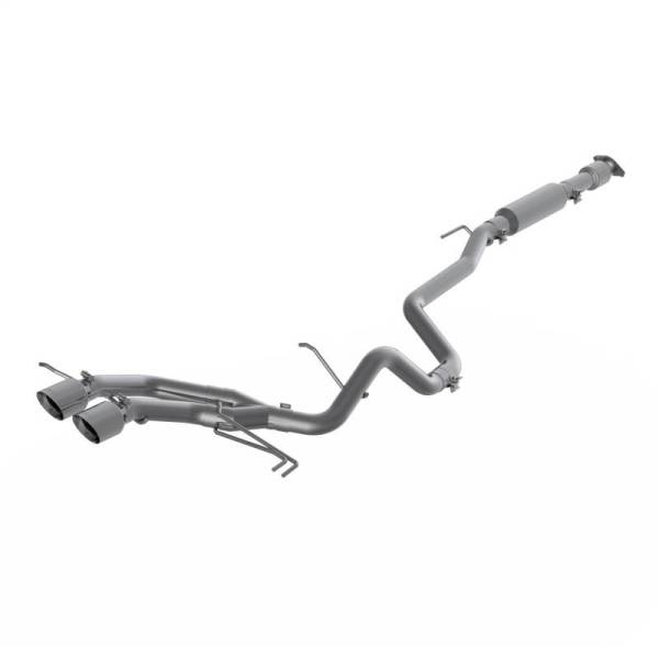 MBRP - MBRP 13-18 Hyundai Veloster Turbo 2.5in T304 w/ 4in. OD Tips - Cat Back Dual Exit - S4703304