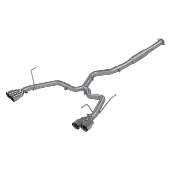 MBRP - MBRP 15-19 Subaru WRX 2.0L/STI 2.5L 3in Dual Split Rear Exit w/ 3.5in Tips - T304 (Race Version) - S4802304