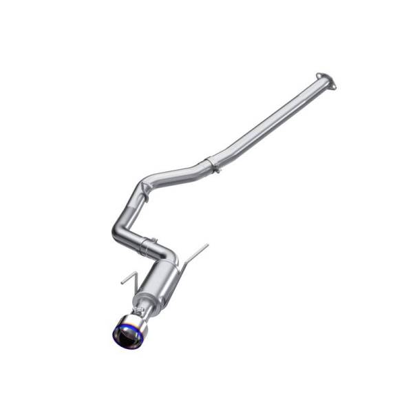 MBRP - MBRP 15-21 Subaru WRX 2.0L/STI 2.5L/ 11-14 Sed. 3in Cat-Back Single Rear Exit w/ Burnt End Tips-T304 - S48033BE