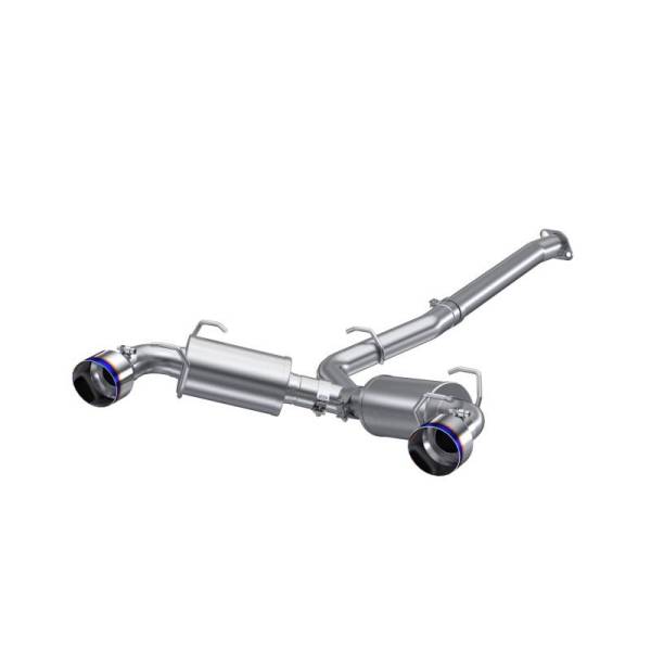 MBRP - MBRP 13-16 Subaru BRZ 2.0L/ 2.4L 3in Dual Split Rear Cat Back w/Burnt End Tips- T304 - S48043BE