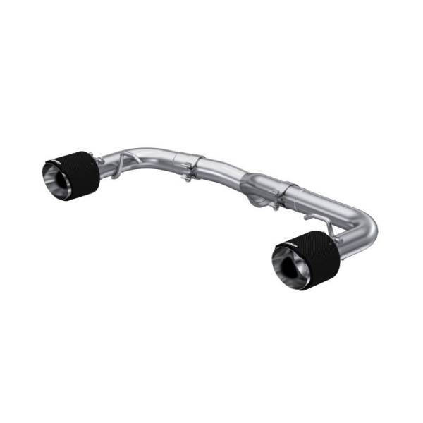 MBRP - MBRP 2022 Subaru BRZ 2.4L/Toyota GR86 2.4L 2.5in Dual Split Rear Exit w/5in OD CF Tips - T304 - S48053CF