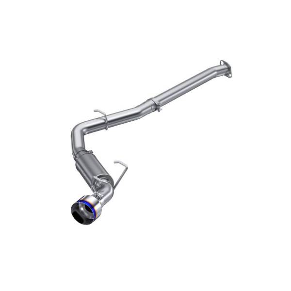 MBRP - MBRP 12-22 Subaru BRZ 17-22 Toyota GR86 Stainless Steel 3in Cat-Back-Single Rear Exit w Burnt Tip - S48063BE