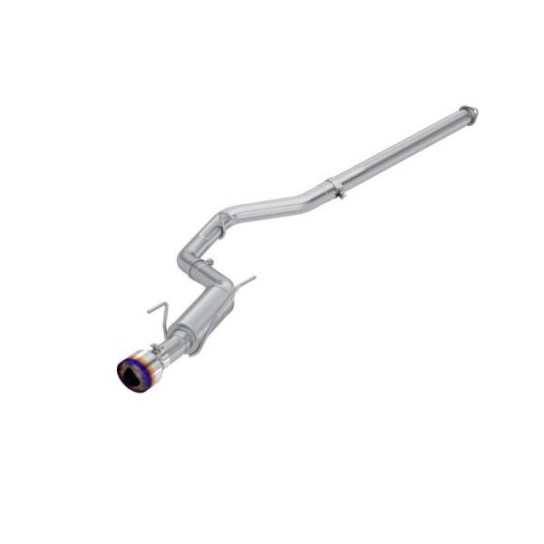 MBRP - MBRP 2022 Subaru WRX 2.4L 3in Cat Back 5in OD w/ Single Burnt Tip - T304 - S48093BE