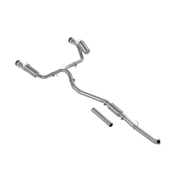 MBRP - MBRP 22-24 Honda Civic SI 1.5L T304 SS 3in Cat-Back Exhaust 2.5in Dual Split Rear w/ Burnt End Tips - S49033BE