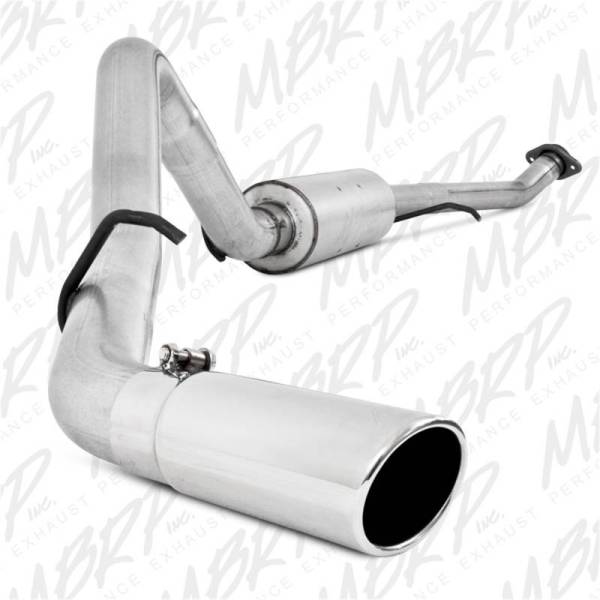 MBRP - MBRP 2003-2007 Chev/GMC 1500 Classic 4.8/5.3L EC/CC-SB Cat Back Single Side - S5014AL