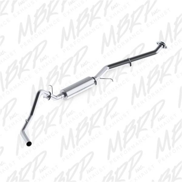 MBRP - MBRP 2003-2007 Chev/GMC 1500 Classic 4.8/5.3L EC/CC-SB Cat Back Single Side AL P Series Exhaust - S5014P