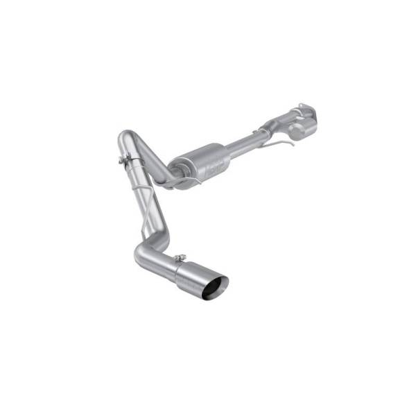 MBRP - MBRP 19-24 GM 1500 Silverado/Sierra 2.7L T304 SS 3in Cat-Back w/ Single Side 4in Dual Wall Tip - S5019304