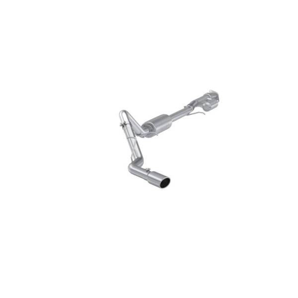 MBRP - MBRP 19-24 GM 1500 Silverado/Sierra 2.7L Alum. Steel 3 Cat-Back w/ Single Side 4in Single Wall Tip - S5019AL