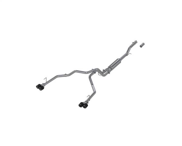 MBRP - MBRP 21-24 Chevrolet Surburban XL 5.3L 3in T304 SS 2.5in Dual Split Carbon Fiber Cat-back - S50593CF