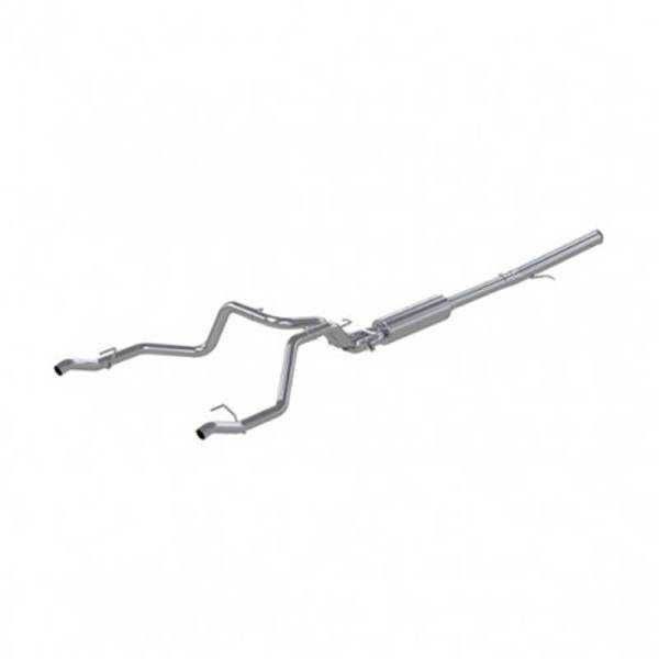 MBRP - MBRP 19-Up Chevy Silverado 1500 6.2L 2.5in Catback Dual Rear Exit Aluminized - S5065AL