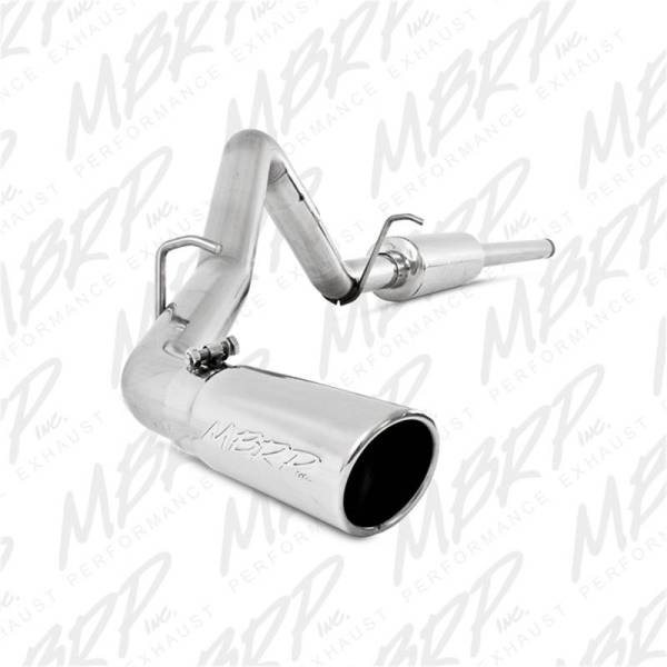 MBRP - MBRP 11-13 Chevy 1500 Silverado/GMC Sierra 6.2L V8 3.5in Cat Back Single Side Exhaust T409 - S5070409