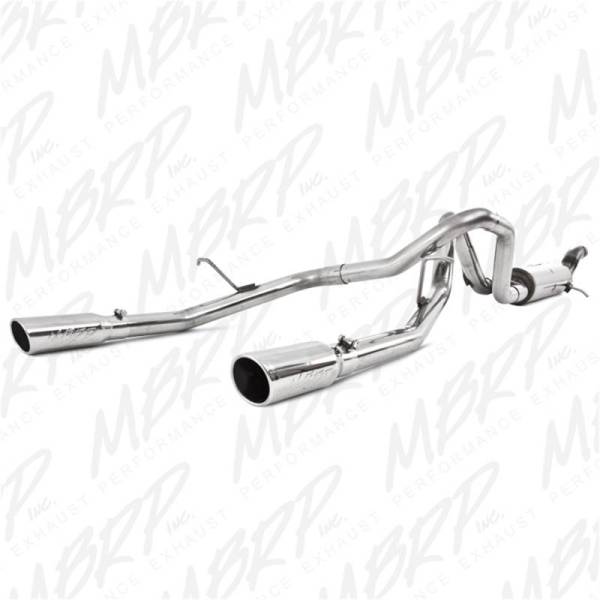 MBRP - MBRP 09-11 Chev/GMC Colorado/Canyon 5.3L V8 EC/CC-SB Cat Back Dual Split Rear Exit T409 - S5074409