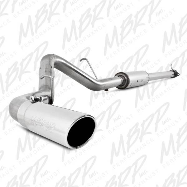 MBRP - MBRP 11-19 Chevy/GMC 2500HD PU 6.0L V8 Single Side Exit T409 Cat Back Perf Exhaust - S5076409