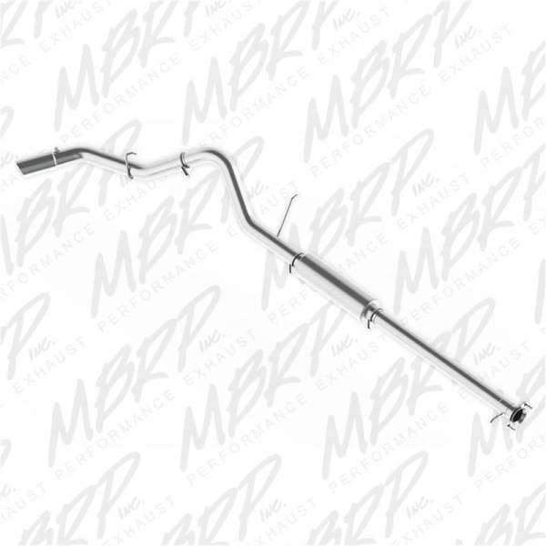 MBRP - MBRP 11-19 Chevy/GMC 2500HD PU 6.0L V8 Single Side Exit Alum Cat Back Perf Exhaust - S5076AL