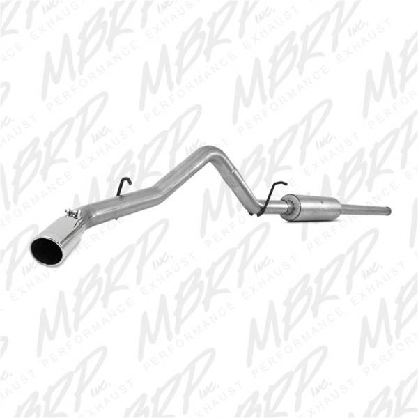 MBRP - MBRP 14 Chevy/GMC 1500 Silverado/Sierra 4.3L V6/5.3L V8 Single Side Exit AL 3in Cat Back Exhaust - S5080AL