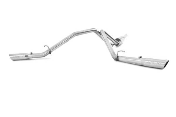 MBRP - MBRP 14 Chevy/GMC 1500 Silverado/Sierra 4.3L V6/5.3L V8 Dual Split Side T409 3in Cat Back Exhaust - S5082409